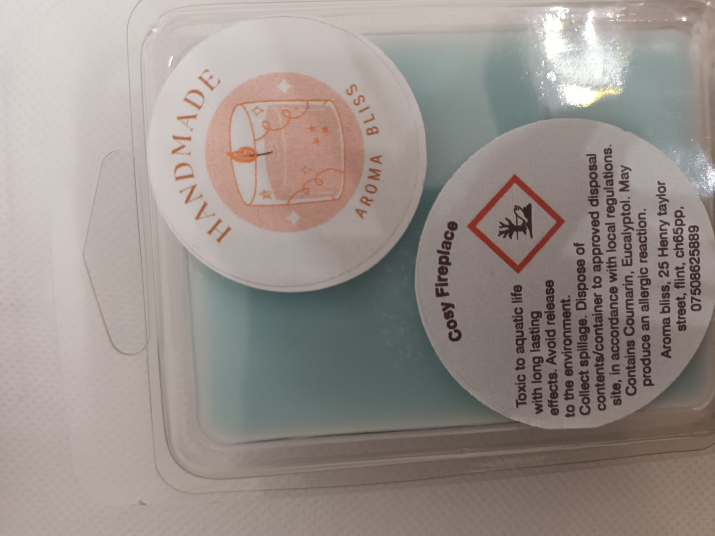 Handmade scented wax melts - Natural clamshell pack