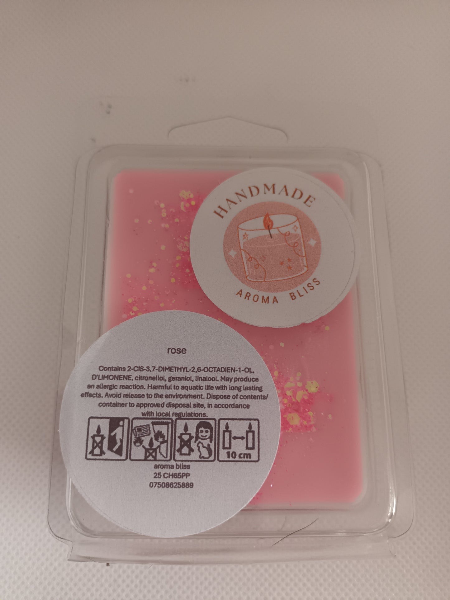 Handmade scented wax melts - Natural clamshell pack